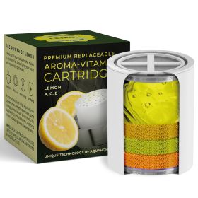 Vitamin C E A Shower Filter Replacement Cartridge with Aroma Granules Lemon Removes Chlorine Supports Skin & Hair Health Compatible with Similar