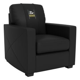 Silver Club Chair with Hanukkah Candles Logo