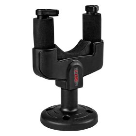5 CORE Guitar Wall Mount Hanger Hook with Metal Base Soft Padding Adjustable Rotatable Holder for Acoustic Classical Electric Bass Guitars - GH A
