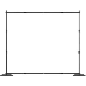 VEVOR 10ft x 10ft Pipe and Drape Kit, Heavy Duty Backdrop Stand with Carbon Steel Base